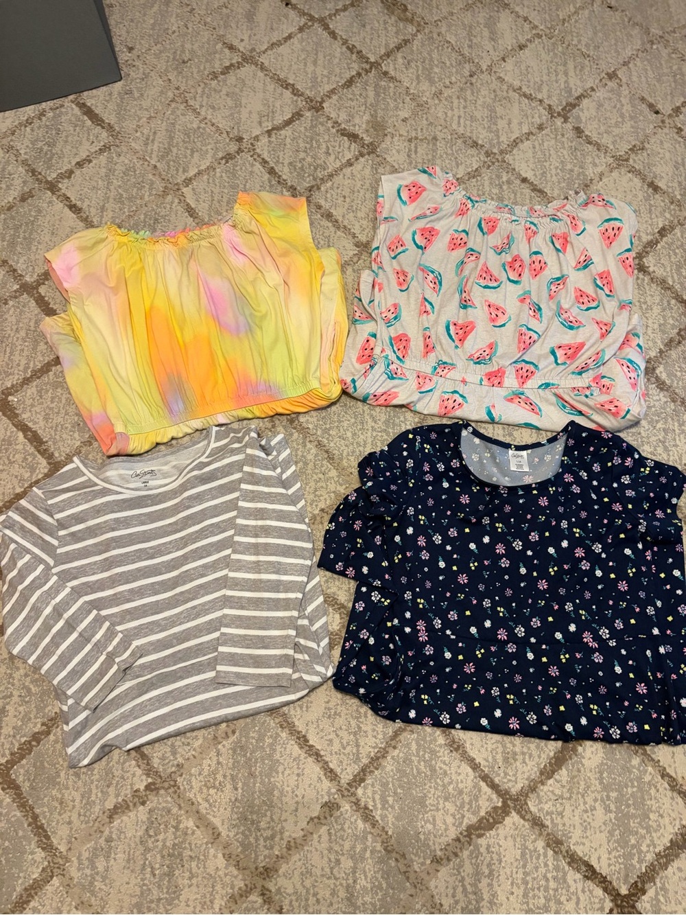 Lot of 2 dresses and 2 Rompers-Size 14/16 youth.
